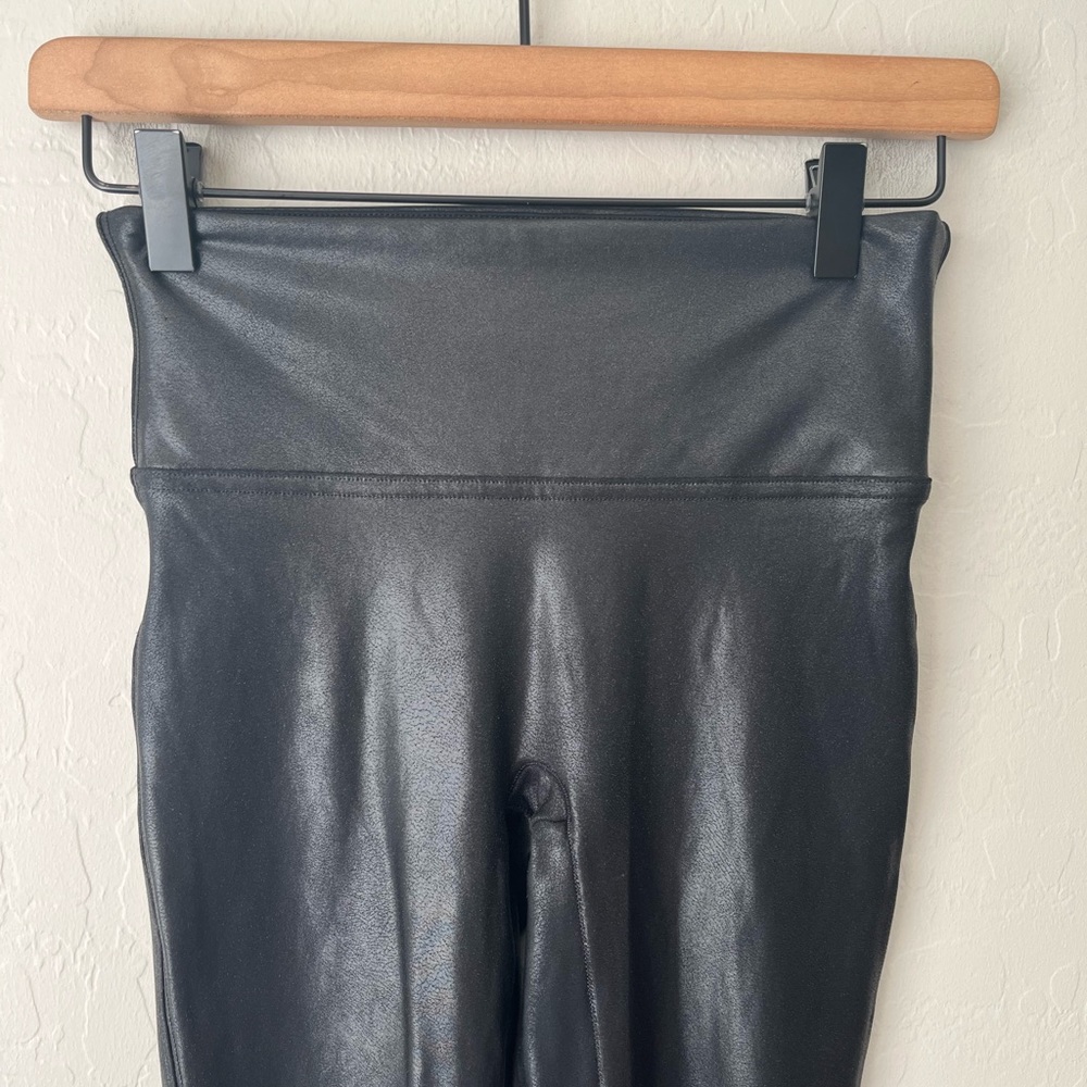 Spanx faux leather high rise leggings small - Picture 12 of 14